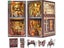 3D Wooden Puzzle Book Nook Kit With LED Light For Bookshelf Carousel 2