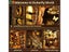 3D Wooden Puzzle Book Nook Kit With LED Light For Bookshelf Carousel 3