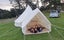4m Bell Tent with extra zip-on Porch - Oxford 900D Heavy Duty Canvas Carousel 4