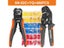 Wire Stripper Terminals Crimping Tool Kit For Insulated Connectors Carousel 1