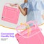 iPad Air 5 10.9-inch 2022 Shockproof Handle Stand Case-Pink Carousel 4
