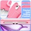 iPad Air 5 10.9-inch 2022 Shockproof Handle Stand Case-Pink Carousel 6