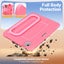 iPad Air 5 10.9-inch 2022 Shockproof Handle Stand Case-Pink Carousel 8