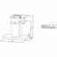60cm T-Shape Cooker Rangehood 65W - 3 Speed - Black - MIDEA Carousel 2