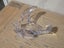 Vintage Princess House Crystal Art Glass Flying Dove Figurine / Dish Carousel 2