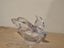 Vintage Princess House Crystal Art Glass Flying Dove Figurine / Dish Carousel 4