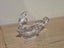 Vintage Princess House Crystal Art Glass Flying Dove Figurine / Dish Carousel 8