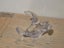 Vintage Princess House Crystal Art Glass Flying Dove Figurine / Dish Carousel 9