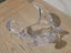Vintage Princess House Crystal Art Glass Flying Dove Figurine / Dish Carousel 11