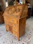 Circa 1950's Solid Rimu Frame With NZ Native Timbers Inlay Drop Front Desk Carousel 5