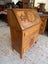 Circa 1950's Solid Rimu Frame With NZ Native Timbers Inlay Drop Front Desk Carousel 10