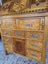 Circa 1950's Solid Rimu Frame With NZ Native Timbers Inlay Drop Front Desk Carousel 9