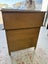 Circa 1950's Solid Rimu Frame With NZ Native Timbers Inlay Drop Front Desk Carousel 20