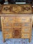 Circa 1950's Solid Rimu Frame With NZ Native Timbers Inlay Drop Front Desk Carousel 19