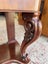 Victorian Solid Mahogany Scroll Legs Console or Hall Table Carousel 14