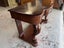 Victorian Solid Mahogany Scroll Legs Console or Hall Table Carousel 8