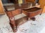 Victorian Solid Mahogany Scroll Legs Console or Hall Table Carousel 5