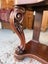 Victorian Solid Mahogany Scroll Legs Console or Hall Table Carousel 15