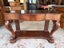 Victorian Solid Mahogany Scroll Legs Console or Hall Table Carousel 9