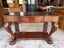 Victorian Solid Mahogany Scroll Legs Console or Hall Table Carousel 17