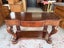 Victorian Solid Mahogany Scroll Legs Console or Hall Table Carousel 18