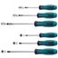VESSEL 9006PB 6pce Megadora JIS Jawsfit Screwdriver Set [9006PB] Carousel 1