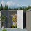 2.55m x 0.89m Garden Sheds Grey Carousel 2
