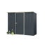 2.55m x 0.89m Garden Sheds Grey Carousel 6