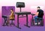 Keyboard Piano Stool Bench Chair Seat Carousel 1