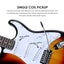 39 Inch Full Size Electric Guitar w/ 25W Rock Amplifier Carousel 4