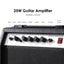 39 Inch Full Size Electric Guitar w/ 25W Rock Amplifier Carousel 8