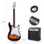 39 Inch Full Size Electric Guitar w/ 25W Rock Amplifier Carousel 9