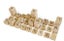 100Pcs Wooden Alphabet Letters Scrabble Tiles Set / DIY Letter Crafts for Carousel 3