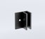 Della Francesca 110Cm Wall To Frameless Shower Screen With Black Brackets And Br Carousel 6