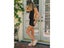 Mesh Patchwork Mini Dress Pearl Tassel Sexy Backless Party Outfit Carousel 4