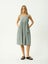 Pinned - Organic Midi Dress in Sycamore Stripe Carousel 1