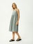 Pinned - Organic Midi Dress in Sycamore Stripe Carousel 4