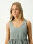 Pinned - Organic Midi Dress in Sycamore Stripe Carousel 5