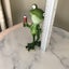 HAPPY FROG STATUE < DRINKS ANYONE > ( $$1/00 RES) Brand NEW Great Gift Carousel 2