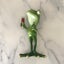 HAPPY FROG STATUE < DRINKS ANYONE > ( $$1/00 RES) Brand NEW Great Gift Carousel 4