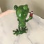 HAPPY FROG STATUE < DRINKS ANYONE > ( $$1/00 RES) Brand NEW Great Gift Carousel 6