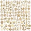 100pcs Tibetan Antique Gold Charm Mixed Pendants Diy For Bracelet Necklace Jewel Carousel 1