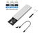 Dual Protocol M2 SSD Enclosure 10Gbps USB 3.1 Type C Carousel 1