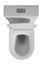 Compact Back to Wall Rimless Ceramic Toilet Set Carousel 3