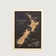 Moana Road - New Zealand Cork Map (A3) Carousel 1