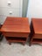 Rare Pair of Mid Century Mahogany Bedsides Carousel 5