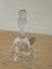 Vintage " Bayel Crystallin" (France) Frosted Owl Crystal Glass Bell Carousel 6