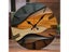 Nordic Style Wooden Round Silent Wall Clock For Home Decor Carousel 1