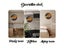Nordic Style Wooden Round Silent Wall Clock For Home Decor Carousel 5