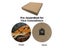 Nordic Style Wooden Round Silent Wall Clock For Home Decor Carousel 6